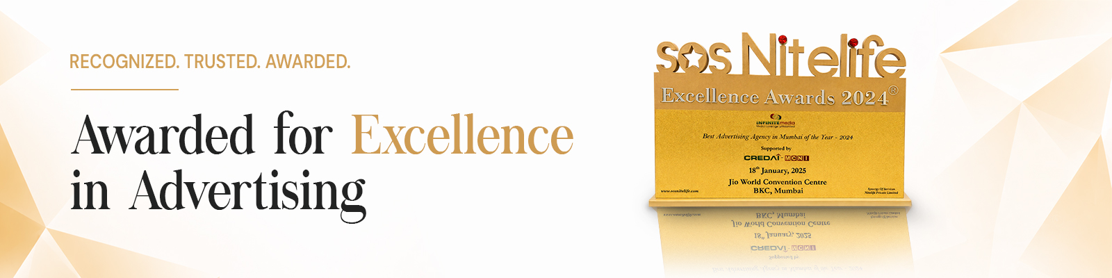 InfiniteMedia — Awarded for Excellence in Advertising, SOS Nitelife Excellence Awards 2024